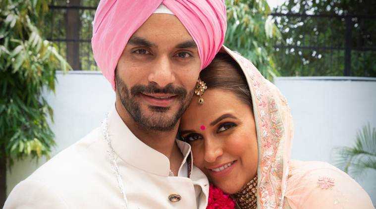 Neha Dhupia marries long time best friend Angad Bedi in a private ceremony