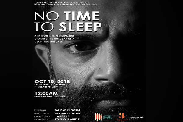 Sarmad Khoosat all set for a phenomenal 24hrs continuous performance “No Time To Sleep”