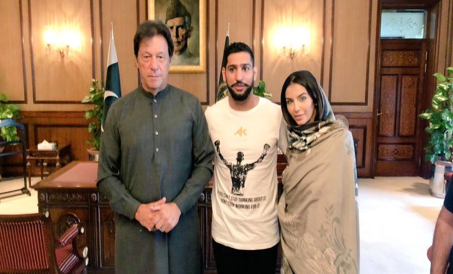 Amir Khan’s Pakistan visit, meets PM and other prominent personalities