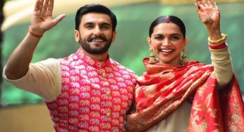 The newlyweds Deepika and Ranveer Singh return to Mumbai