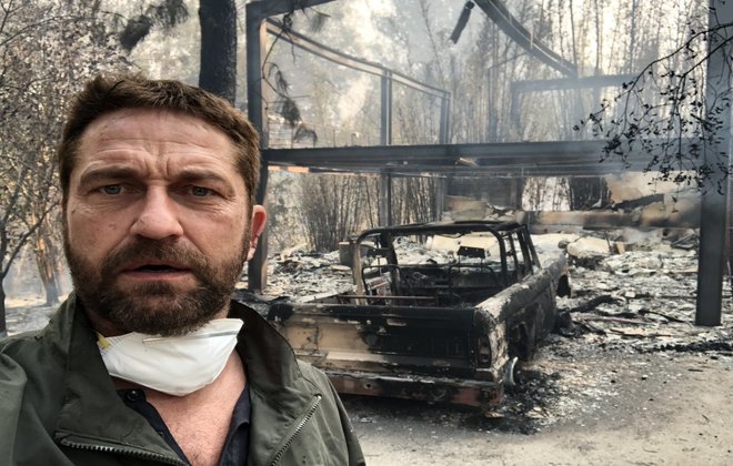 Actor Gerard Butler, others share their stories of destruction due to California wildfires