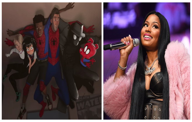 Nicki Minaj reveals her contribution for the upcoming ‘Spider-Man: Into The Spider-Verse’ film