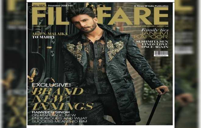 Ranveer Singh stuns wearing Pakistani designer for magazine cover