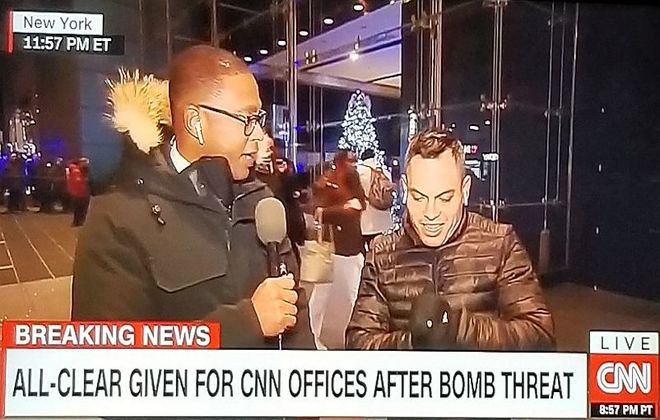 CNN’s New York office ‘All Cleared’ after the bomb threat
