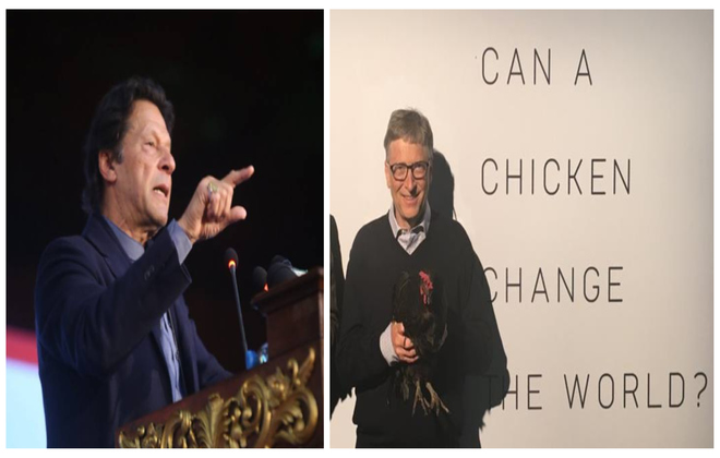 PM Imran cites Bill Gates’ poultry initiative to silence ‘Chicken Formula’ criticism
