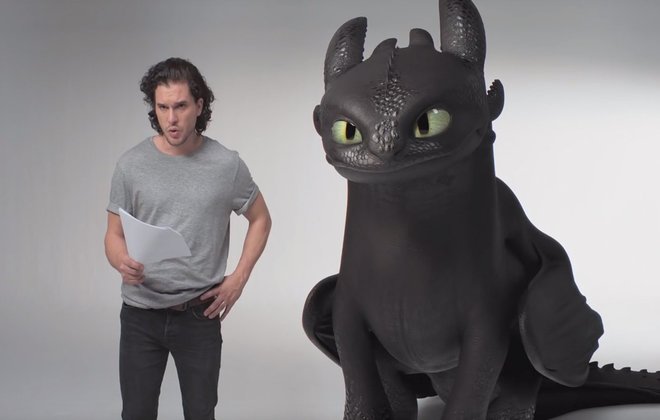 This Kit Harington and Toothless video will make your day!