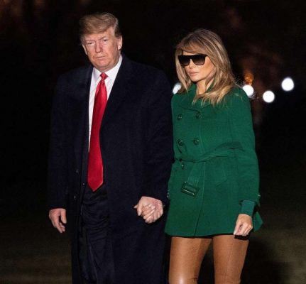 Melania Trump causes confusion with tan pants