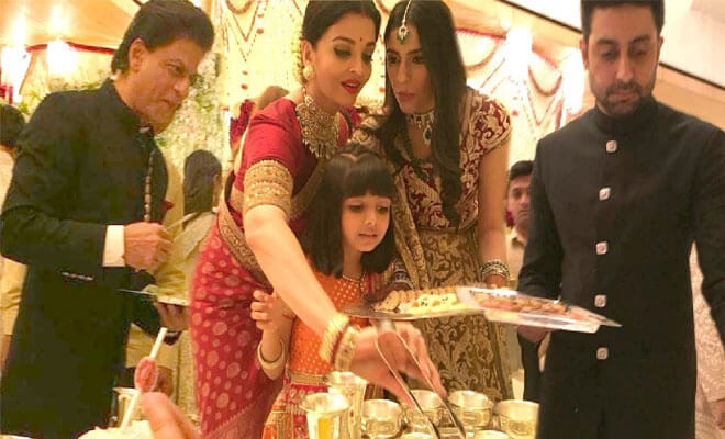 Likes of Big B and Aamir, SRK, Aiswarya and Abhishek served food at Isha Ambani’s wedding
