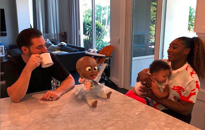 To teach ‘equality’, Serena Williams gets a black doll for her daughter!