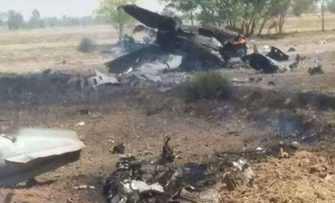 PAF aircraft crashes near Mastung, pilot martyred