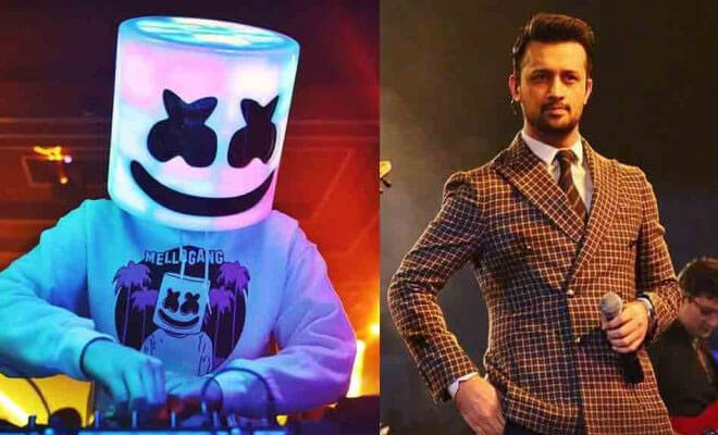 Atif Aslam collaborates with American music producer Marshmello?