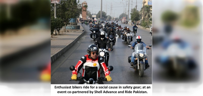 Ride for a Cause; Shell Advance co-partners with Ride Pakistan