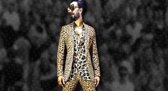 Ranveer Singh Wears A Leopard Print Suit at Umang 2019