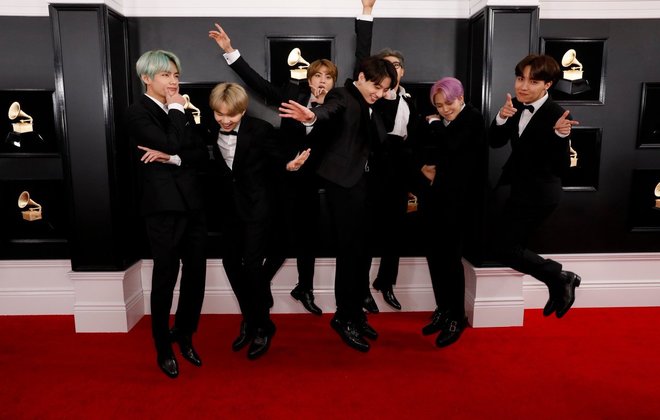 Social media meltdowns as BTS appear at Grammys 2019