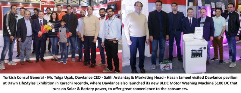 Dawlance launches Solar washing machines at Dawn Lifestyles Exhibition
