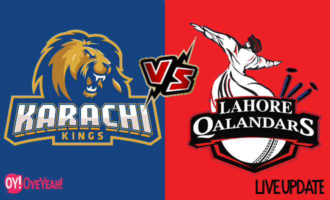 Live Score Update PSL 2019 – Karachi Kings vs Lahore Qalandars