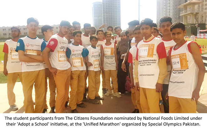 National Foods Limited Stands United with Special Olympics Pakistan