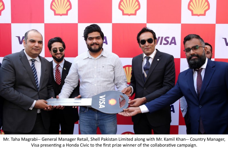 Shell and Visa present Honda Civic to the first prize winner