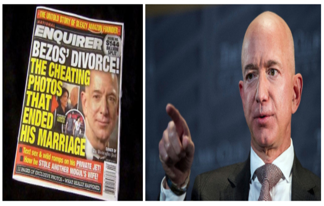 Amazon CEO Jeff Bezos publicly accuses National Enquirer of blackmail and extortion