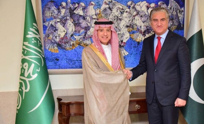 Saudi Foreign Minister Adel-al- Jubeir arrives in Pakistan