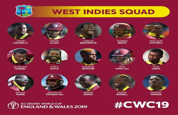 World Cup 2019: Andre Russel returns in West Indies squad for the ICC WC