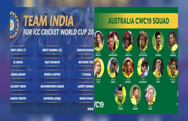 ICC World Cup 2019: Australia and India announces their squads