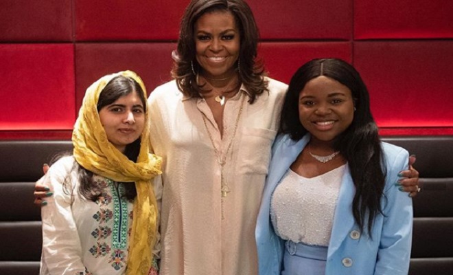 Malala Yousafzai attends former US first lady, Michelle Obama’s book launch