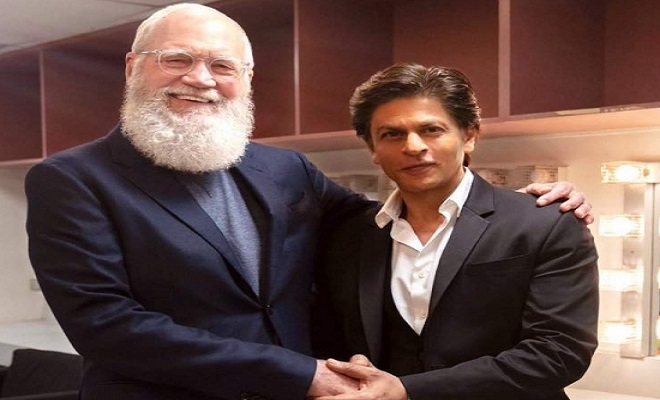 Shahrukh Khan and David Letterman Wish Fans Eid Mubarak from Mannat