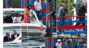 Barack Obama vacations with George Clooney in Italy