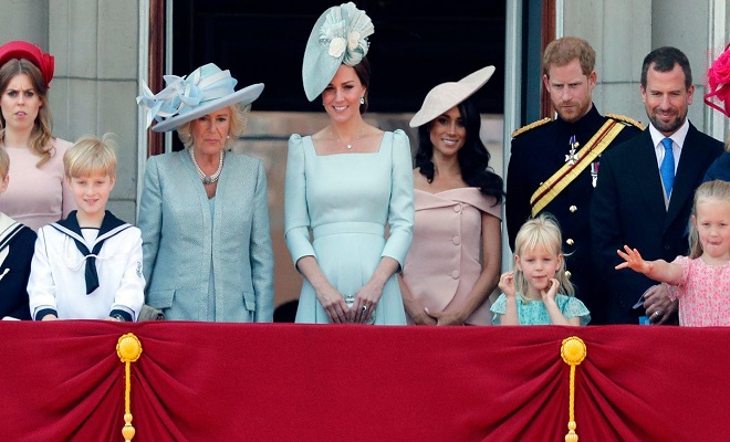 Why Kate and Meghan Stood So Far Apart at the Trooping of Color?