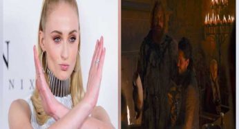 Sophie Turner blames Kit Harington for the coffee cup fiasco on Game of Thrones set