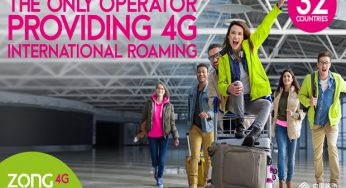 Zong 4G offers International roaming facility in 32 Countries
