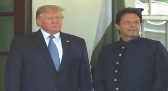 Imran Khan meets Trump at the White House in Washington