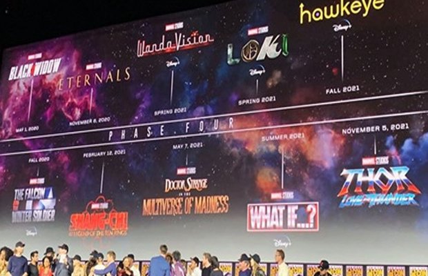 Marvel unveils complete lineup for phase 4, that includes Black Widow, Thor, The Eternals and Dr. Strange films