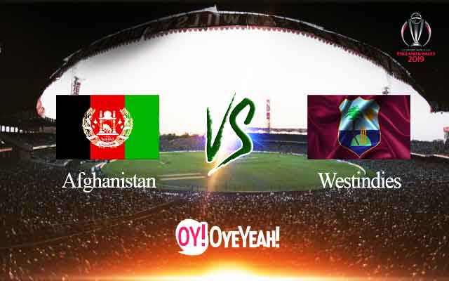 Watch Live Score Update – Afghanistan vs West Indies World Cup 2019