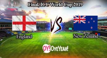 Watch Live Score Update – Final – England vs New Zealand World Cup 2019