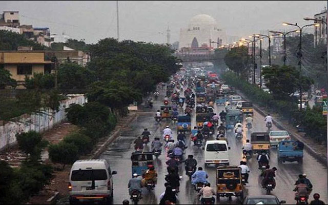 Light rain turns Karachi weather pleasant