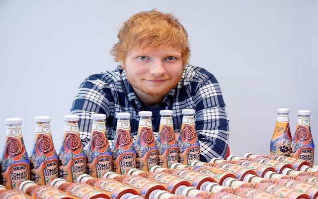Ketchup Bottle Designed By Ed Sheeran Sells For Over $1800
