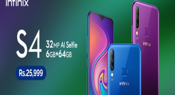 Infinix Launches the S4 6GB+64GB Exclusively in Pakistan