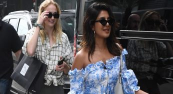 Jonas Sisters Sophie and Priyanka Go Shopping in Miami’s High-End Market