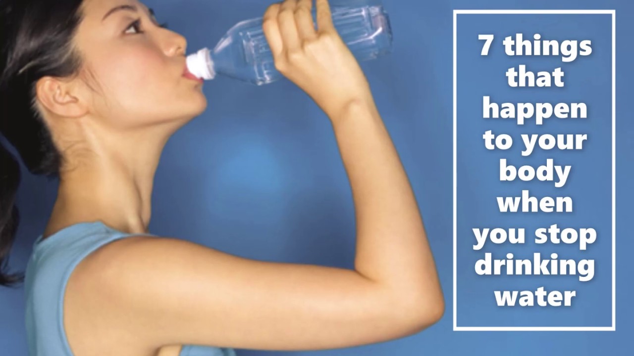 7 things that happen to your body when you stop drinking water