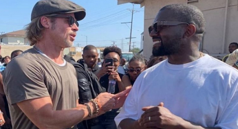 Brad Pitt and Kayne West are the new celebrity BFFs in town!