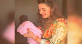 Aiman Khan shares first glimpse of her newborn daughter