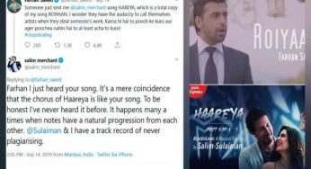 A mere coincidence? Salim Marchant’s new song ‘Haareya’ turns out to have the same notes as Fahan Saeed’s ‘Roiyaan’