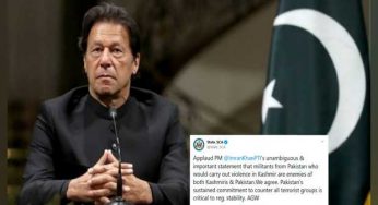 US applauds Pakistani PM Imran Khan’s statement on Kashmir
