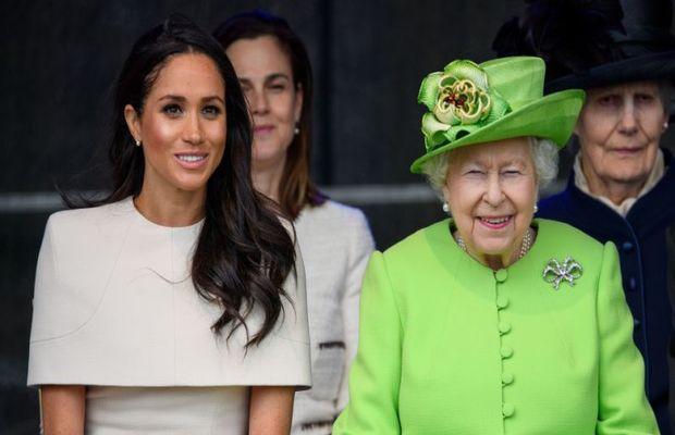 Queen Elizabeth is 'impressed' with Meghan Markle's recent Africa trip