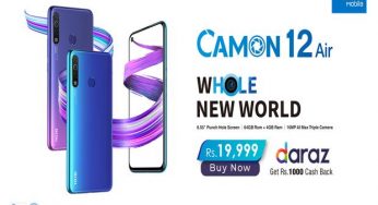 TECNO Launches CAMON 12 Air Exclusively On Daraz