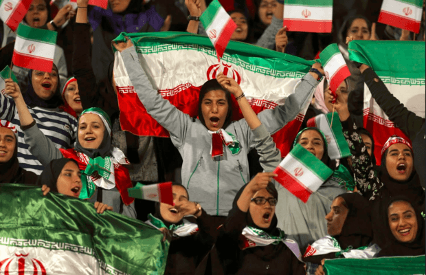 Iran for first time in decades allows women into football stadium