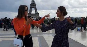Mahira Khan and Lebanese Actress Daniella Rahme Dance in Middle of Paris