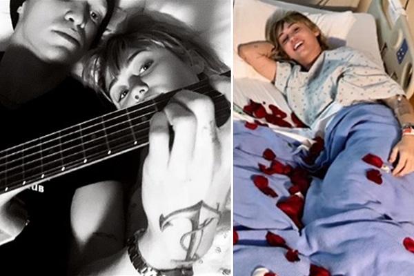 Miley Cyrus hospitalized and her new boyfriend Cody Simpson serenades her